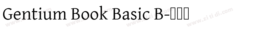 Gentium Book Basic B字体转换